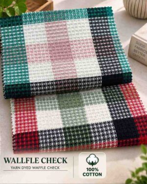 mens-cotton-waffle-check-shirt