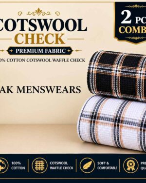 mens-cotton-waffle-check-shirt